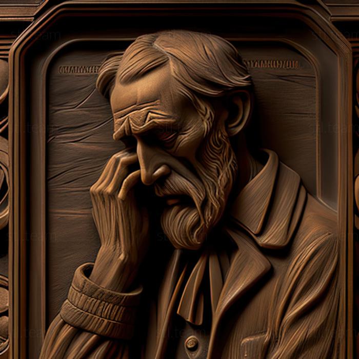 3D model Thomas Eakins American artist (STL)
